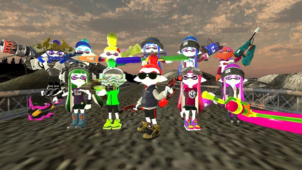 (splatoon/Gmod)killer squid the movie part2