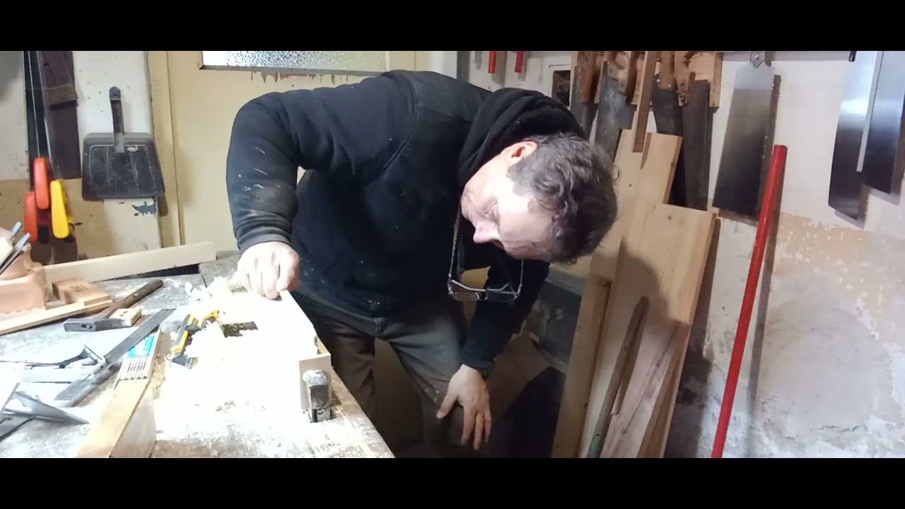 Ukázka hoblování japonským hoblíkem HIRA KANNA