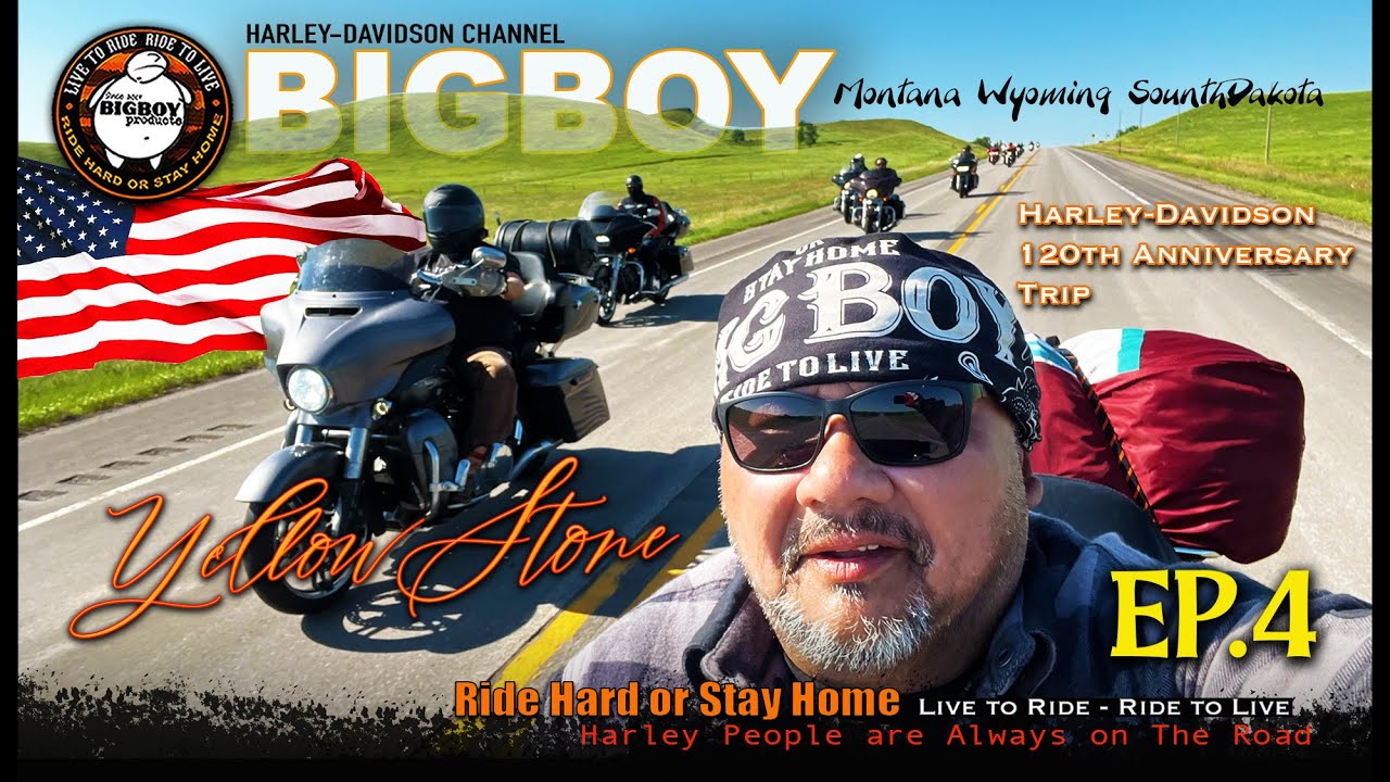 เข้า YellowStone ข้ามไปรัฐ Montana U.S. Trip Home Coming Harley-Davidson 120th Anniversary : EP.4