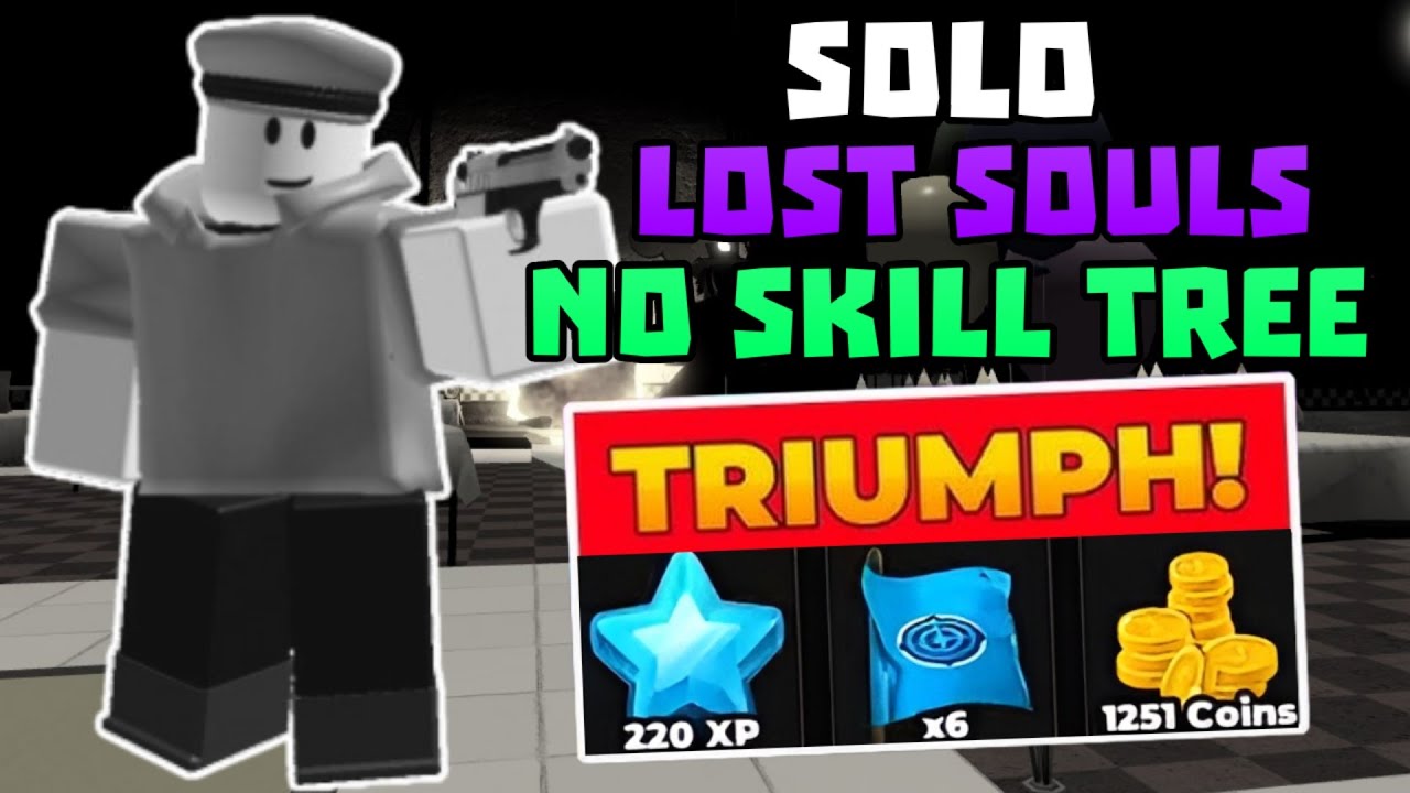 SOLO Lost Souls победа + без Skill Tree | TDS Tower Defense Simulator