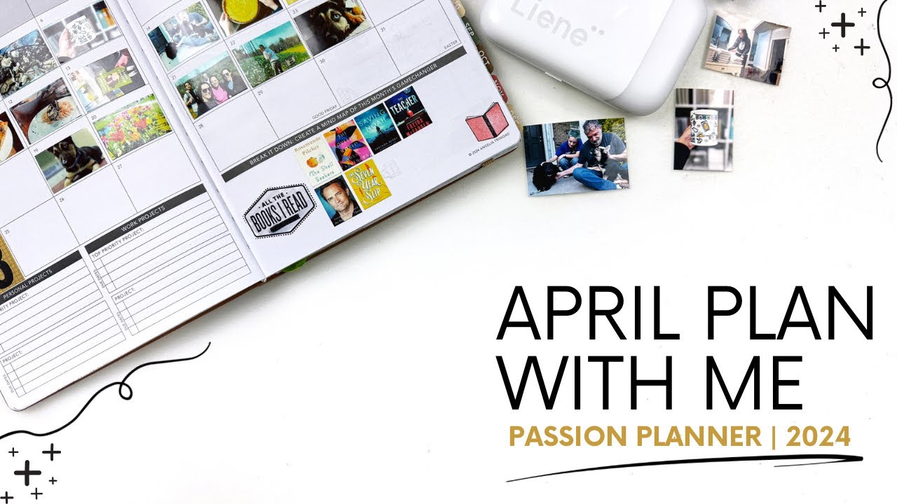 April Plan With Me 2024 | New Liene Pearl Printer