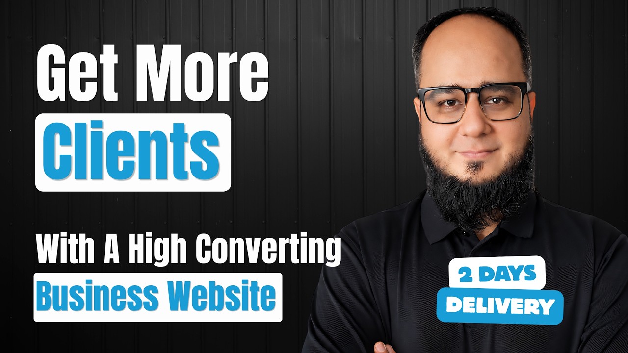 Sohaib Ahmed Siddiqui | Convert Visitors To Customers | Build a Business Website That Converts Leads