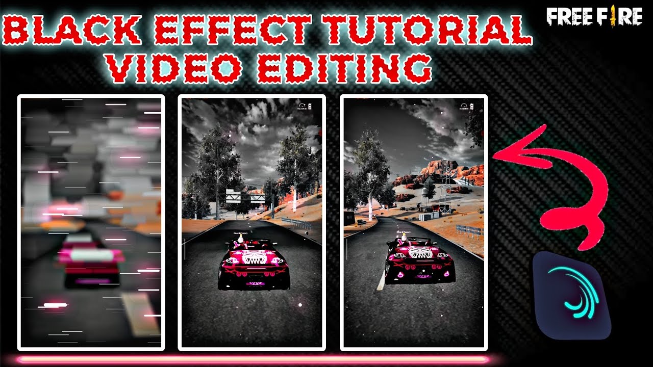 Black Effect alightmotion editing free fire video|| Free Fire Reels Video Editing Tutorial 🔥🔥