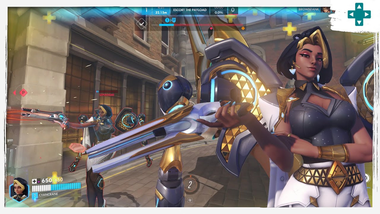 Domina | New Hero Gameplay [Kings Row] | Overwatch
