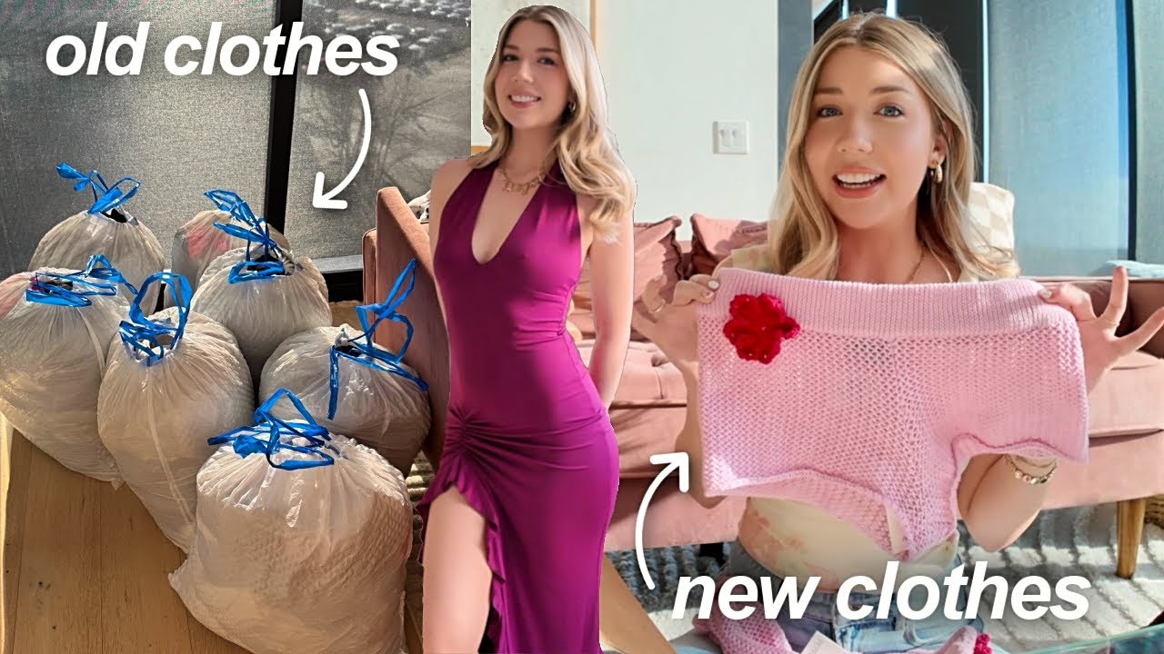 CLOSET CLEAN OUT + HUGE PEPPERMAYO TRY ON HAUL!