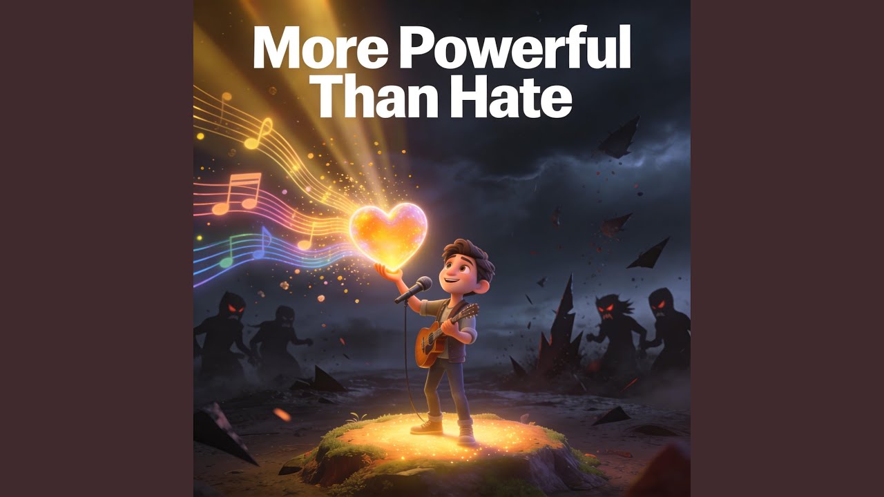 the only thing more powerful than hate is love