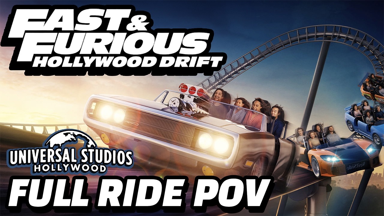 Fast & Furious: Hollywood Drift at Universal Studios Hollywood - FULL RIDE POV