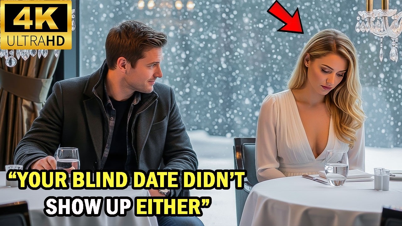 “Your Blind Date Didn’t Show Up Either…” — A Single Dad Whispered to a Billionaire CEO