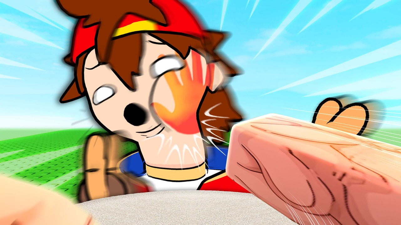 Они меня так сильно отшлёпали!! | Roblox Slap