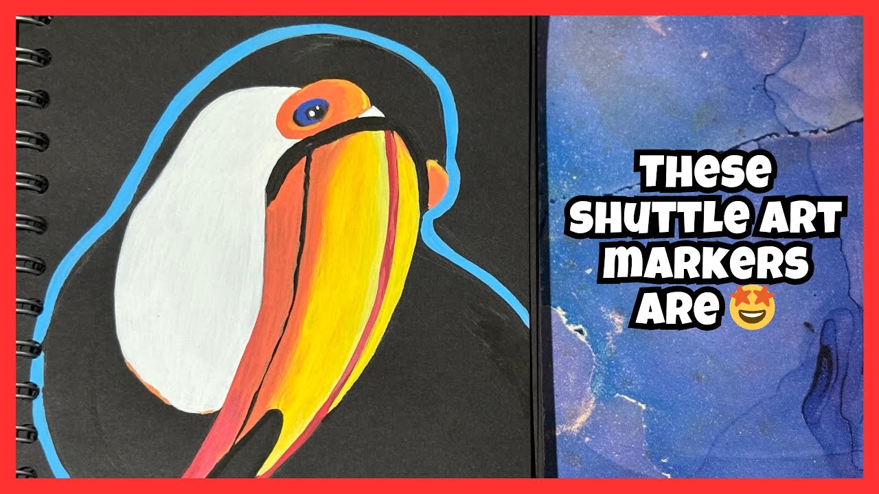 Shuttle Art Brush Tip Markers- WOW || 🌈 I N C R E D I B L E 🤩 