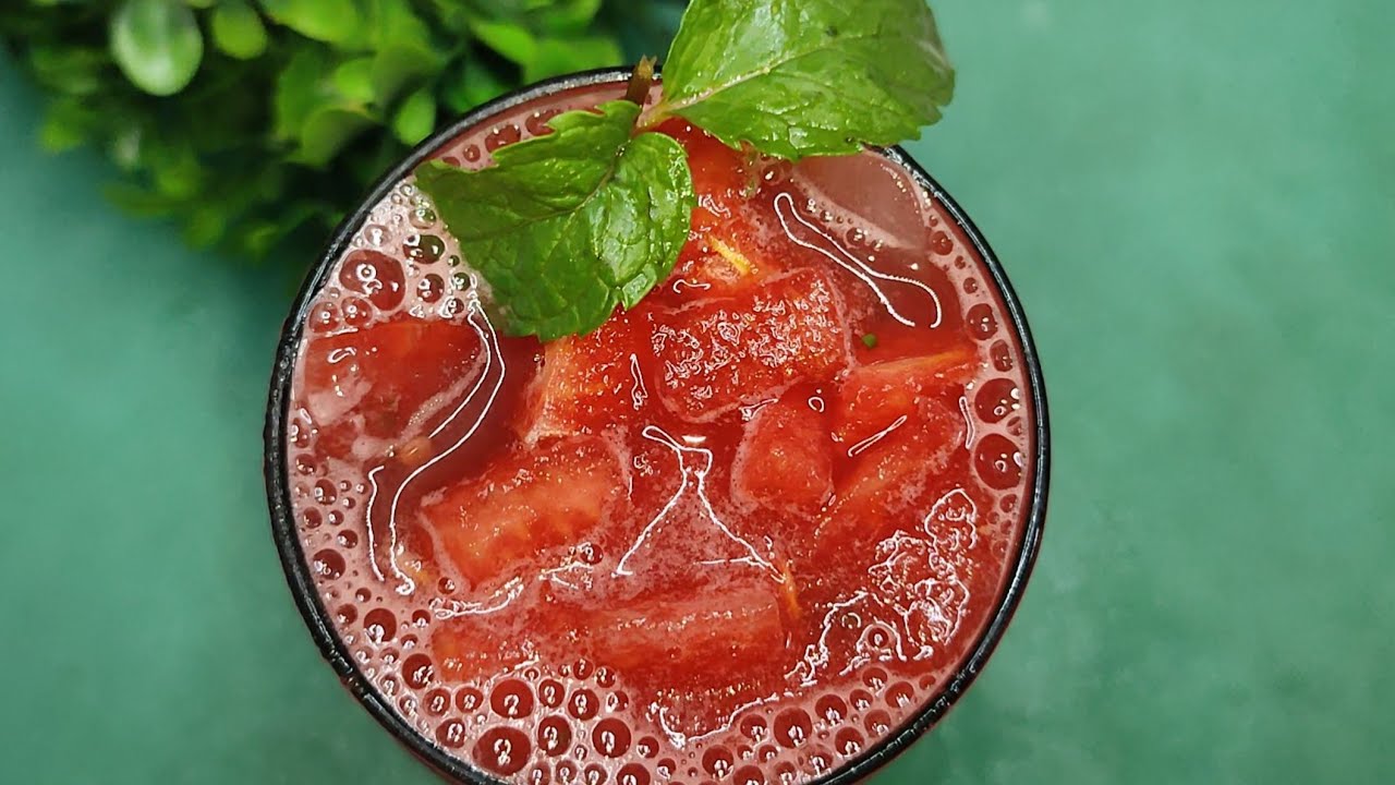 Watermelon juice recipe by Sagufta kitchen । Tarbooz 🍉 ka juice recipe । तरबूज का जूस