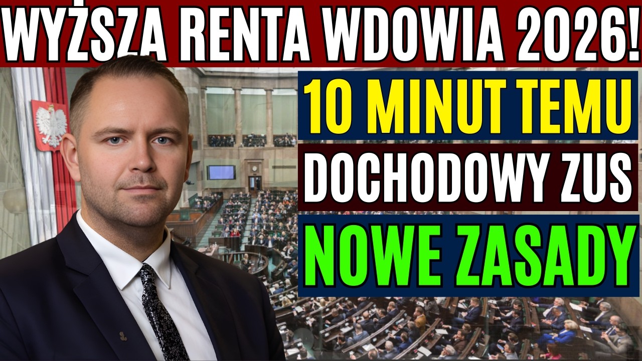 Wyższa renta wdowia 2026! Sprawdź nowe zasady i pr&oacute;g dochodowy ZUS&rdquo;