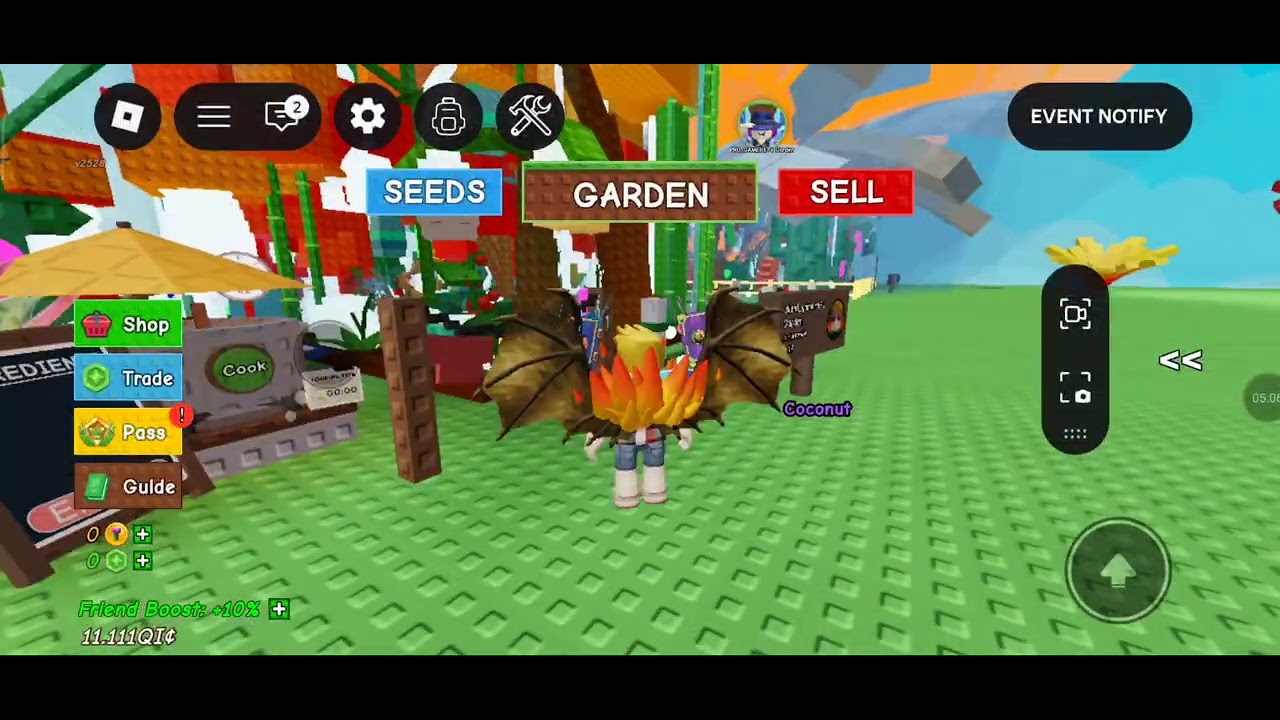 Roblox Grow A Garden Gameplay