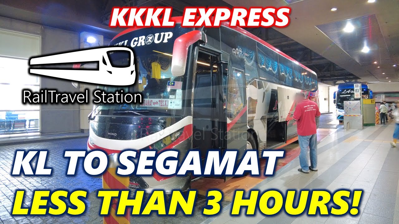 KL TO SEGAMAT LESS THAN 3 HOURS! 🇲🇾🚌 KKKL Express Bus KL TBS Terminal Bersepadu Selatan → Segamat