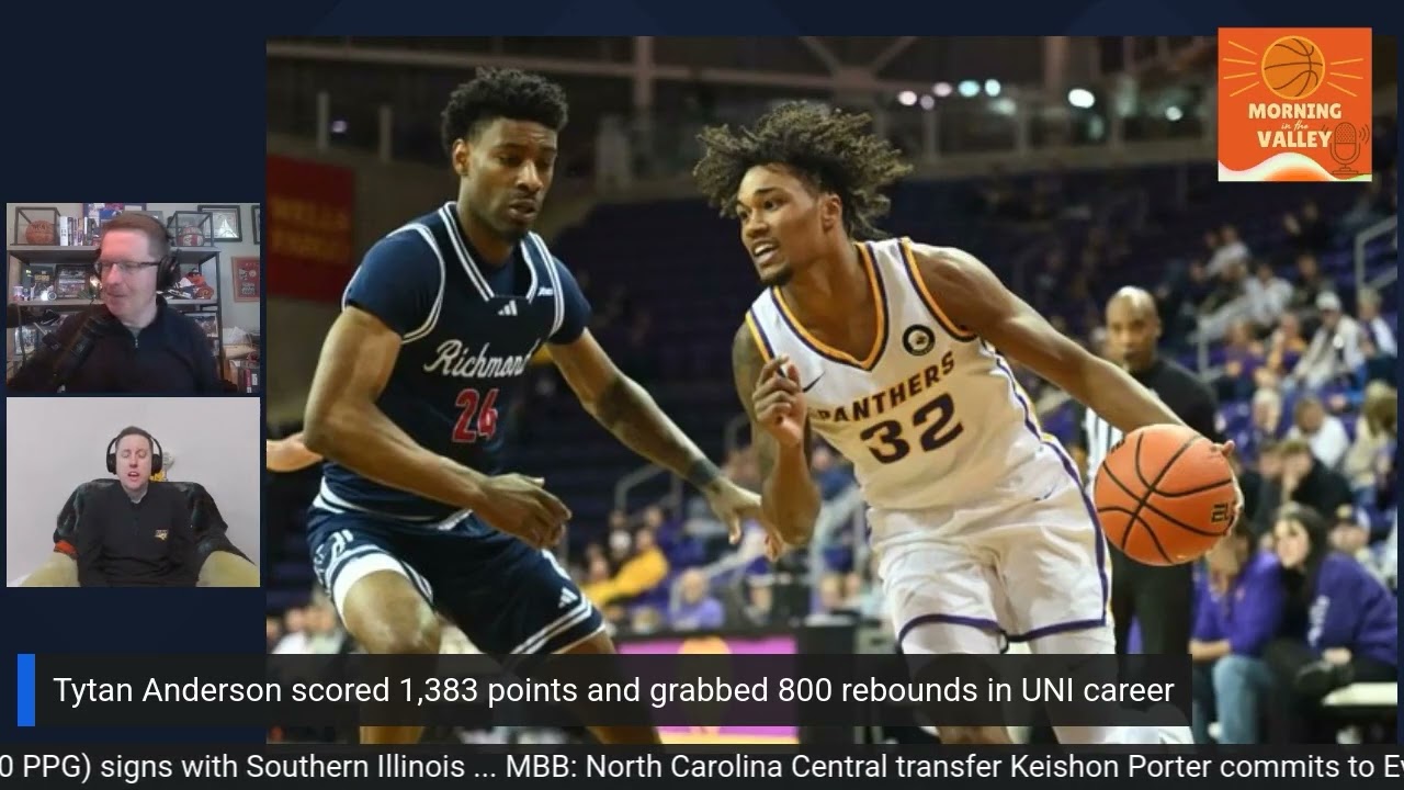 What kind of legacy does Tytan Anderson leave behind at Northern Iowa?