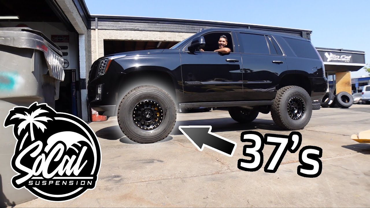 We Put 37's on Morgan Clarke's Cadillac Escalade │ Shop Life Ep. 2