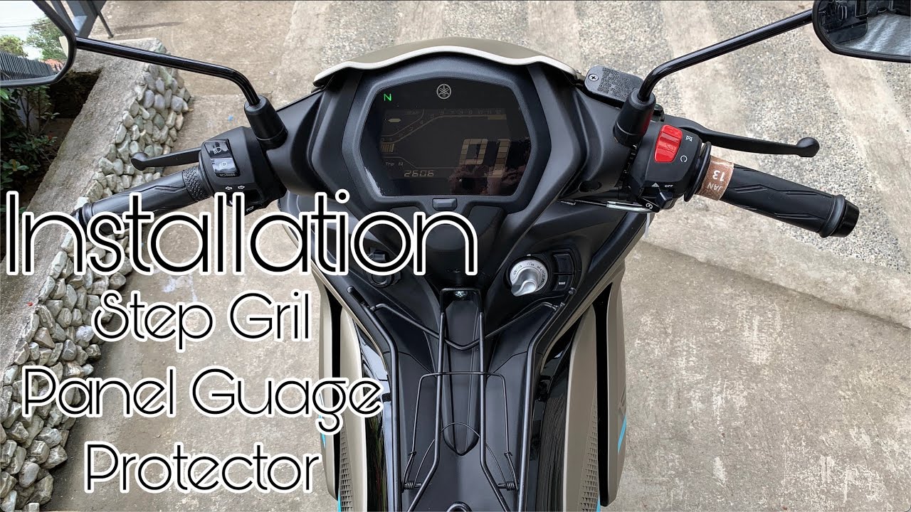YAMAHA SNIPER 155R | STEP GRILL | GAUAGE PANEL PROTECTOR | INSTALLATION | KAILANGAN TO SA MGA MOTOR