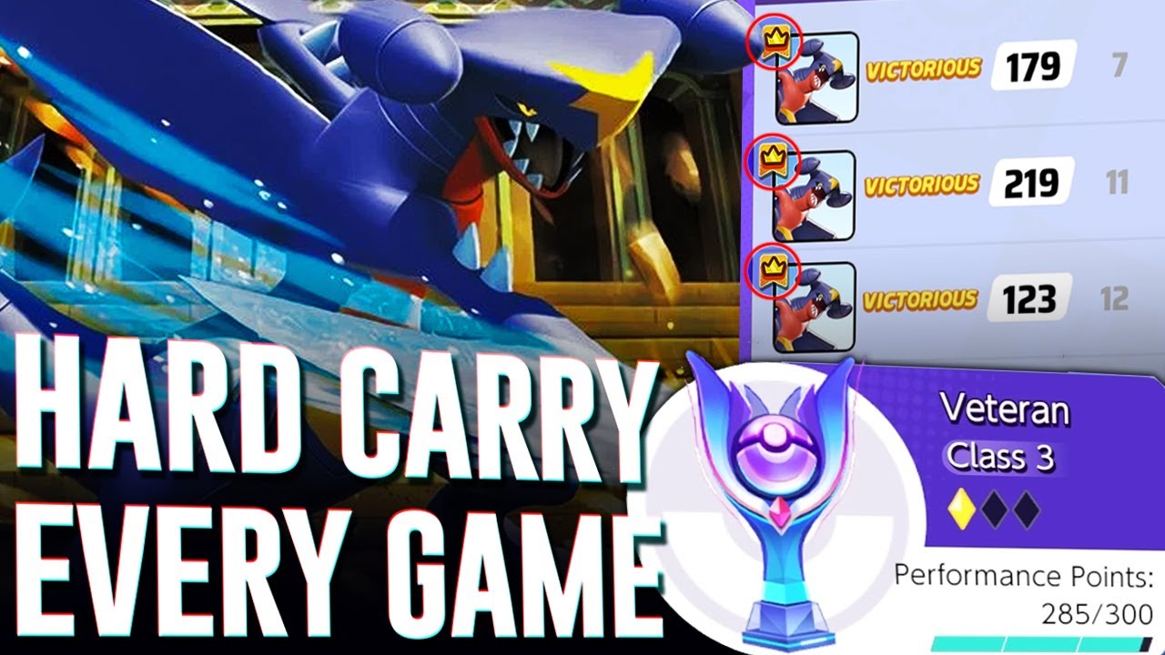 MASTER GARCHOMP IN VETERAN! THEY DON'T KNOW HOW TO PUNISH GARCHOMP EARLY! HOW TO CARRY EVERY GAME!