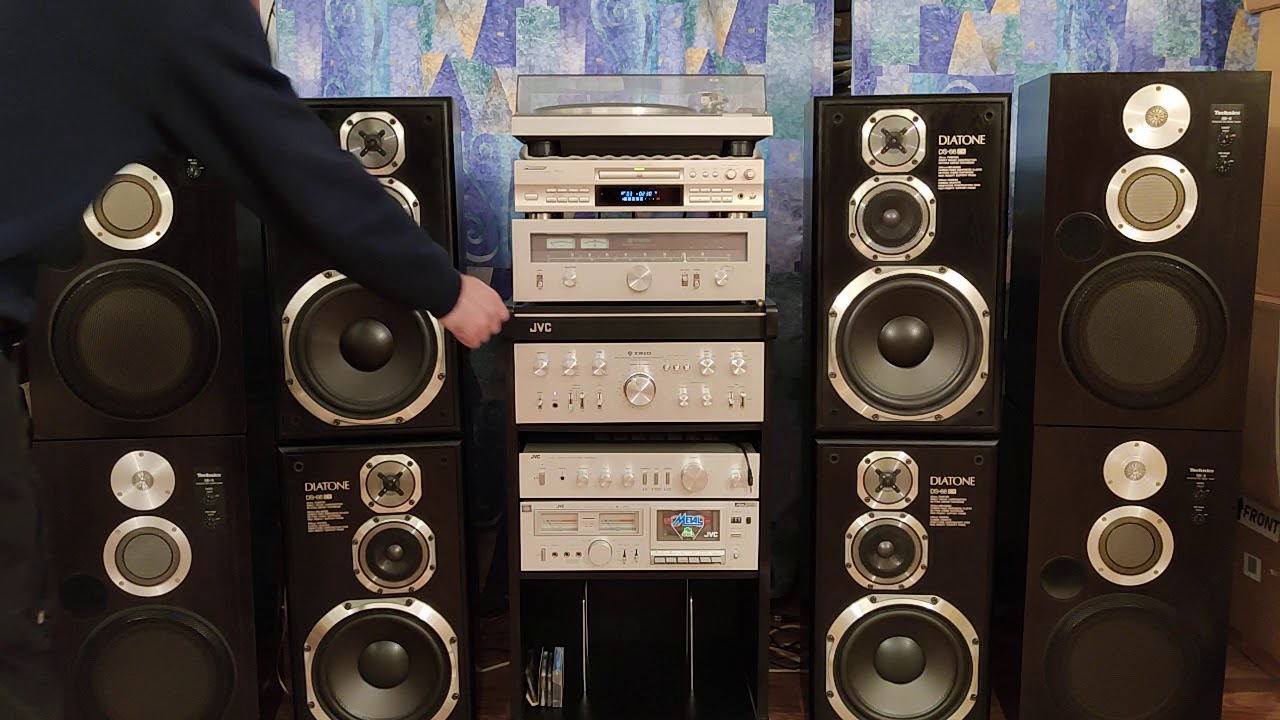 Акустика Technics SB-6 и Diatone DS-66EX (сравнение звука)