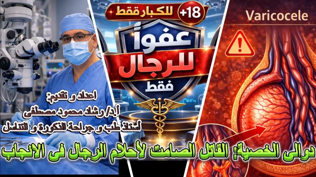 دوالى الخصية:القاتل الصامت لأحلام الأبوة عند الرجال أ.د/رشاد مصطفى استاذ طب وجراحة الذكورة و التناسل