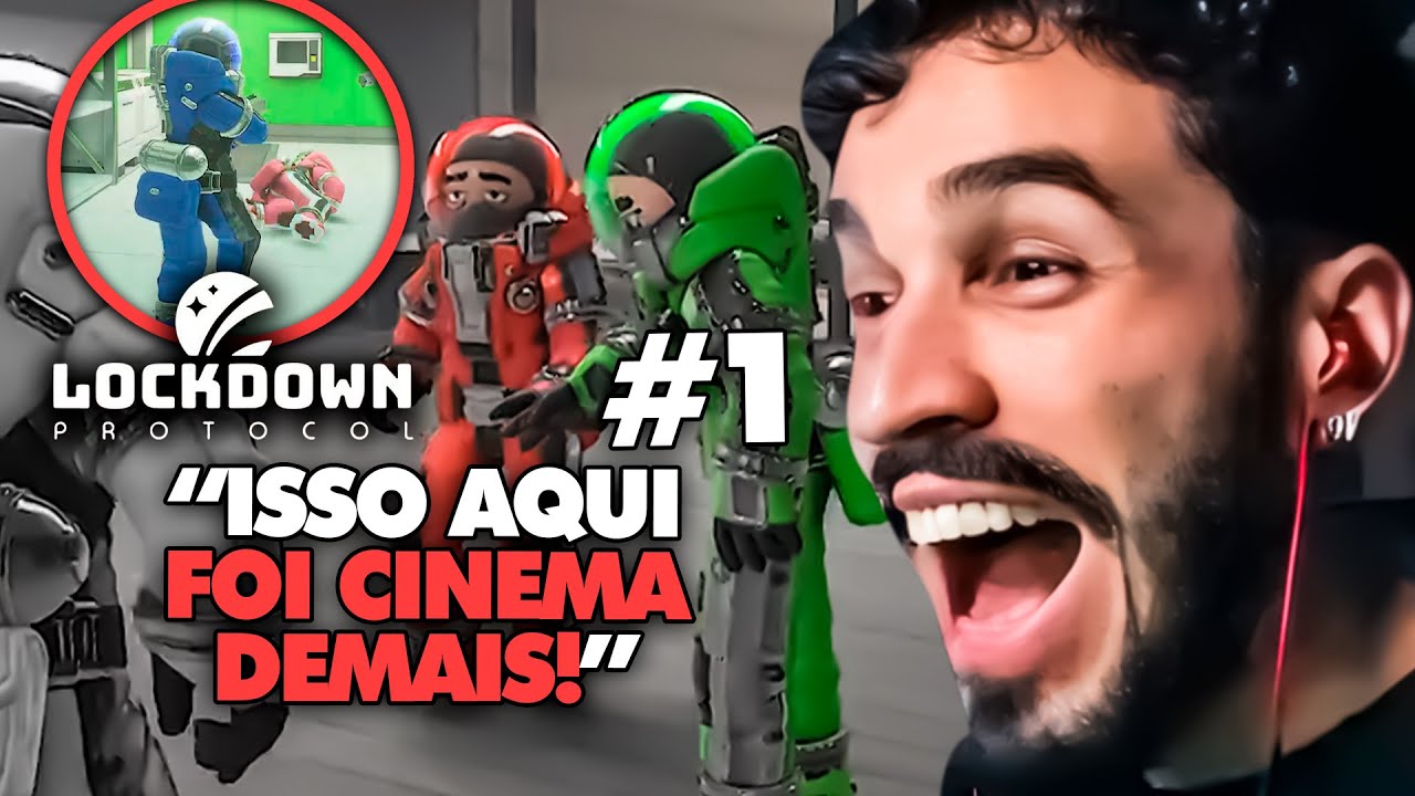 STAG JOGA: DESCOBRINDO O NOVO AMONG US COM OS IDIOTAS! - LOCKDOWN PROTOCOL #1 | Clipes do Stag