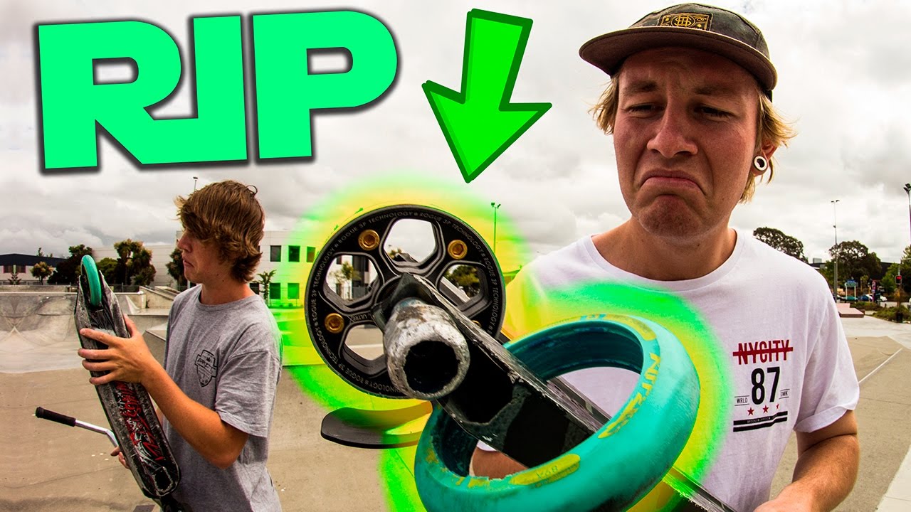 DESTROYING BRAND NEW WHEELS (RIDING ON RIMS)