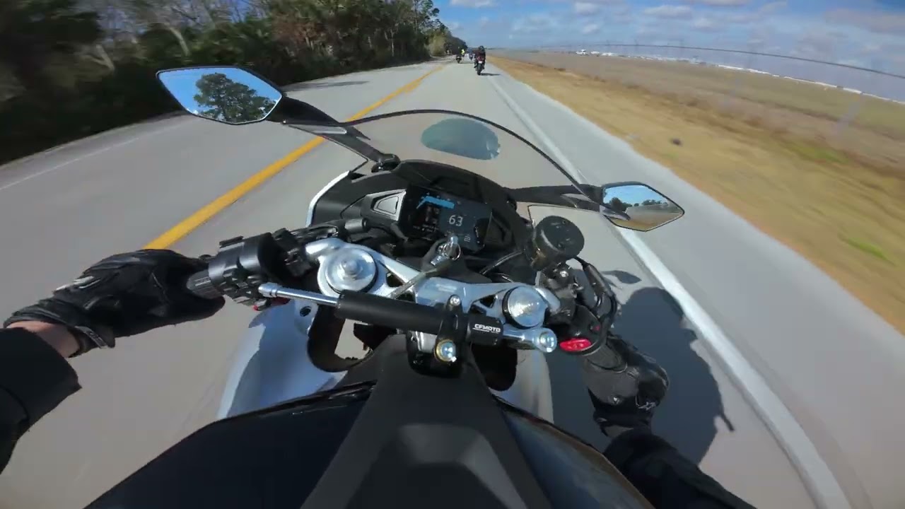 Testing out the CF Moto 675ss for the first time!