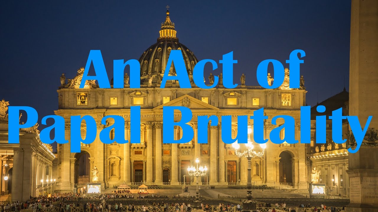 The brutal vicious suppression of the Traditional Latin Mass