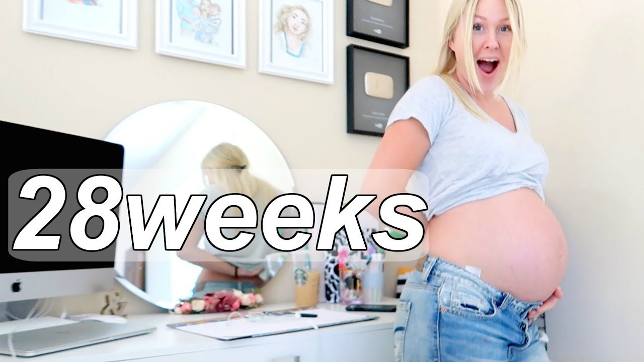 29 Weeks Pregnant & Belly Shot! Weight Gain, Glucose Test & Nursery Update!