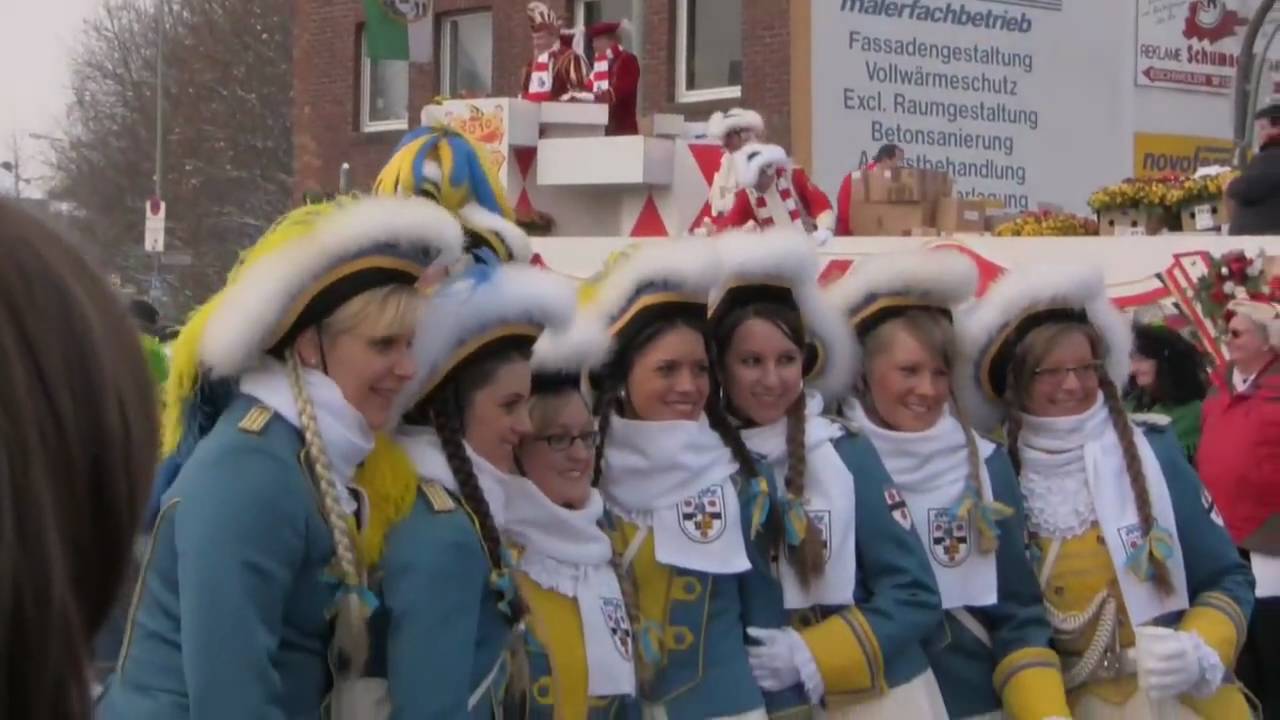 Karneval Eschweiler 2010 Rosenmontagszug Zugstart | HD:720p
