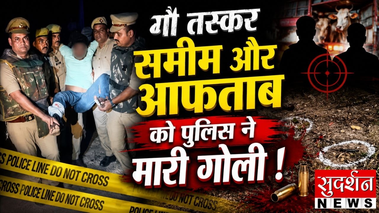 गौ तस्कर समीम और आफताब को पुलिस ने मारी गोली | UP Police Encounter | Fatehpur