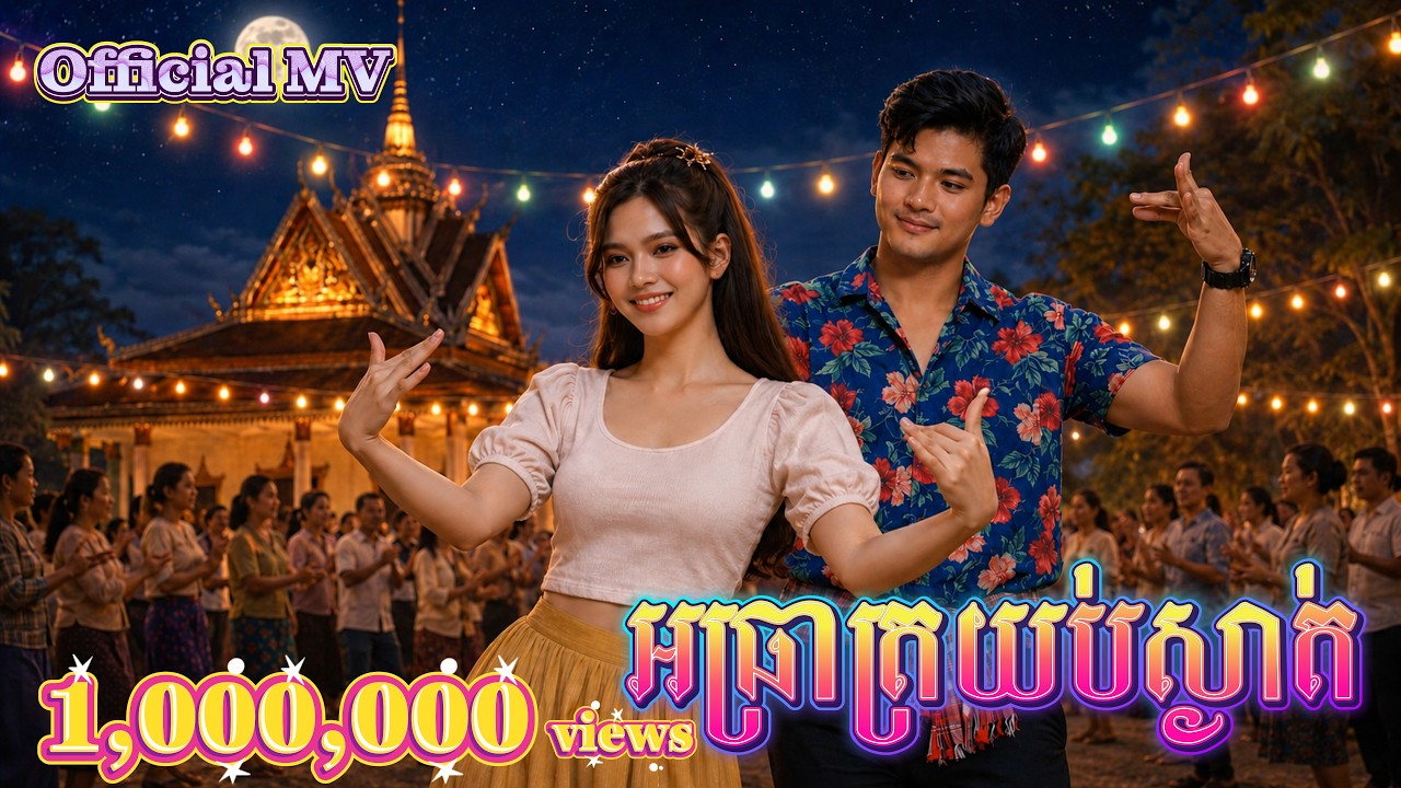🔥កន្រ្តឹមរាំចូលឆ្នាំ ▶️👉| អធ្រាត្រយប់ស្ងាត់ | AI Music Video | IStar IFun | សួស្តៅឆ្នាំថ្មី