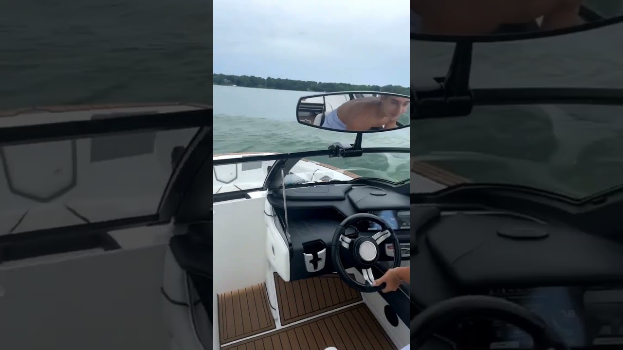 Swamping the wake boat