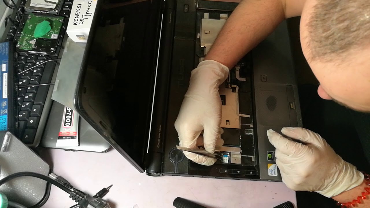 Разборка ноутбука Aser ASPIRE 7738