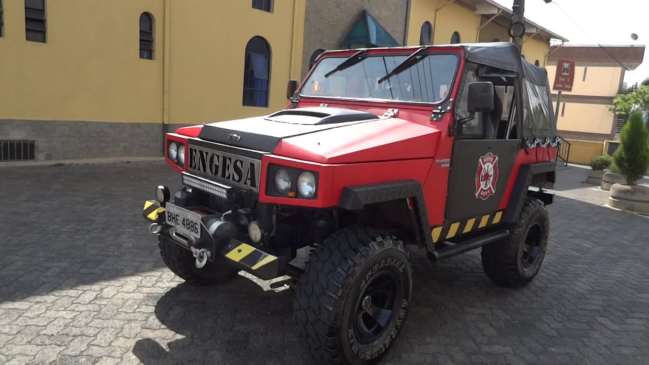 Vende- se Jipe Engesa Vermelho 4X4 – 1986 (Exclusivo!) R$ 50.200,00