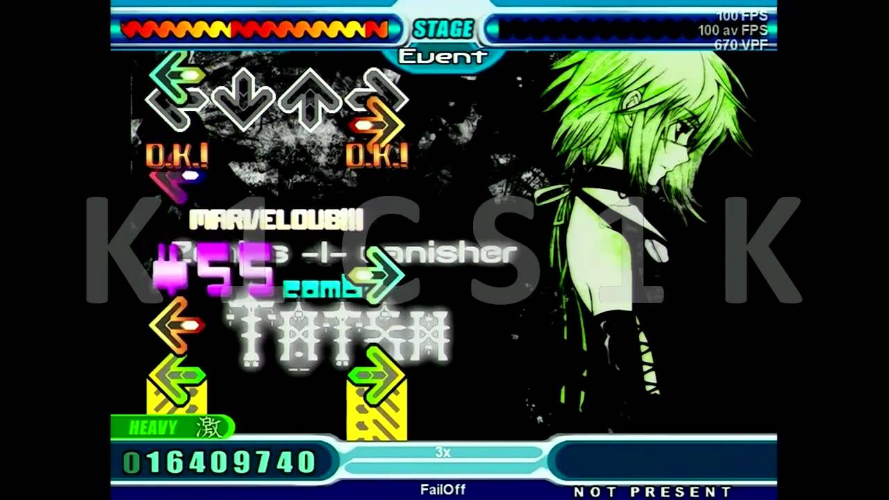 StepMania 3.9 - P009-04o09 Tatsh - Zenius -I- Vanisher - Full Combo JD6 30fps