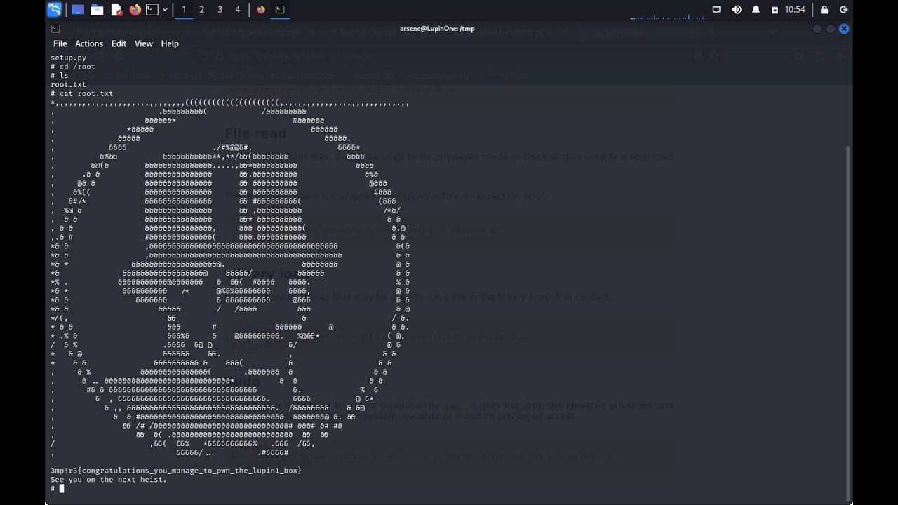 Empire: LupinOne Pentesterclub Walkthrough