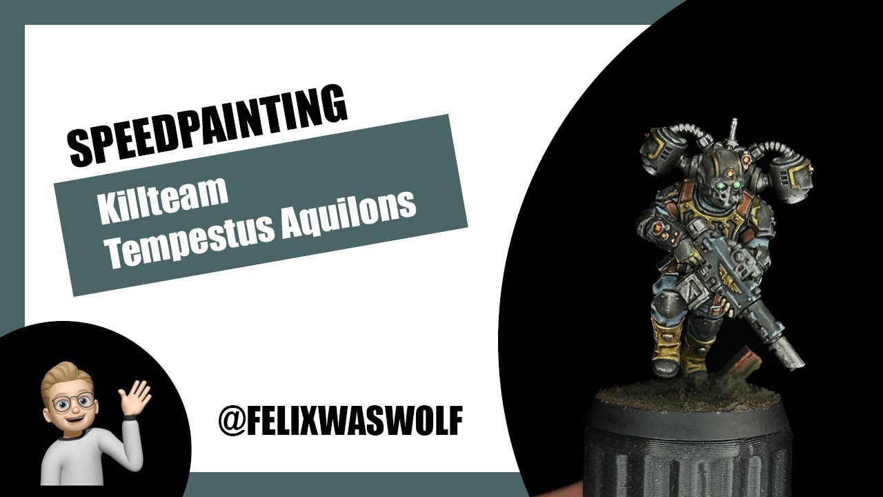 🔥 Fast & Easy Painting Guide: Tempestus Aquilons – Warhammer 40K Kill Team Hivestorm! 🔥
