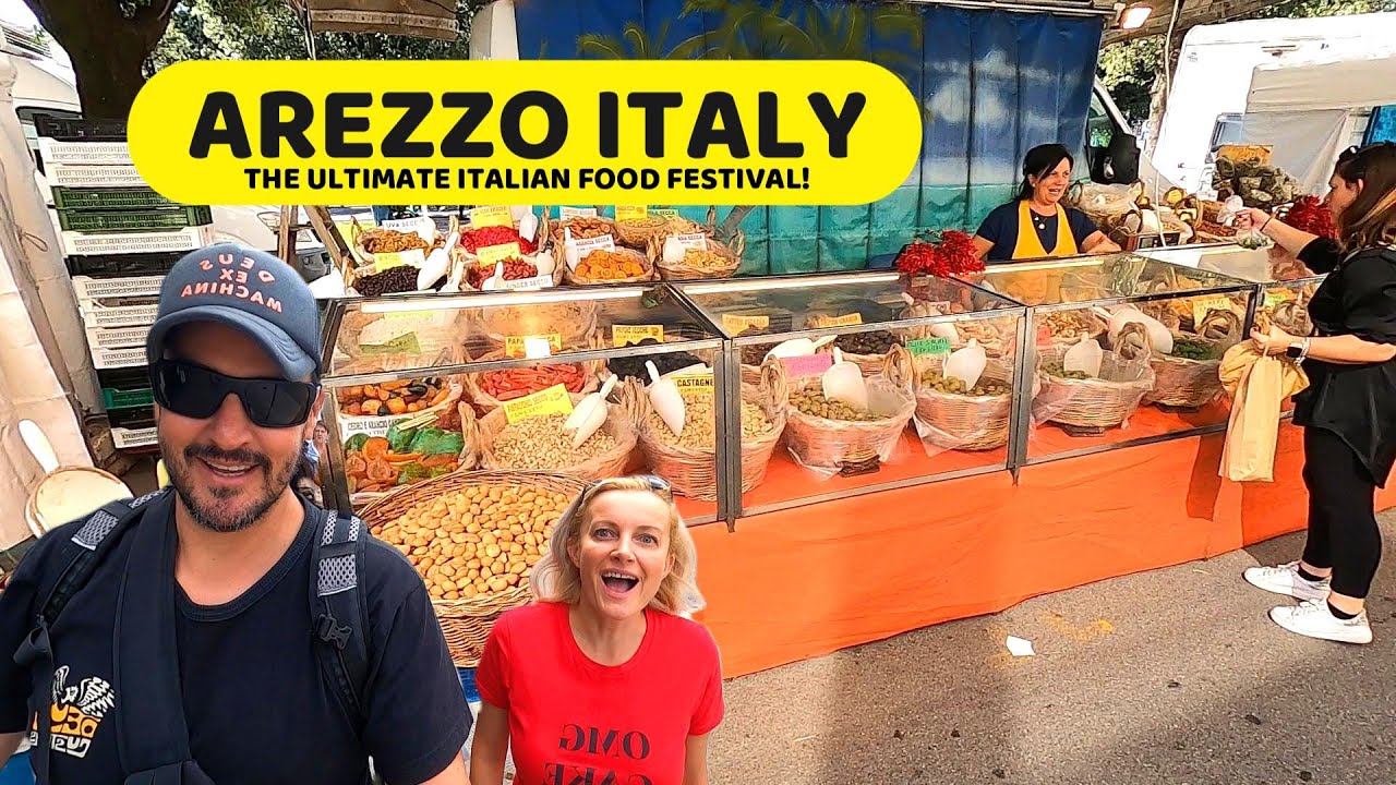 AREZZO | ITALY & The ULTIMATE Italian food festival 😋😋 Tuscany is just AMAZING!
