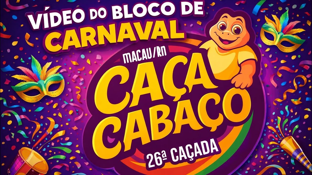Bloco Caça Cabaço Macau 2026 RN