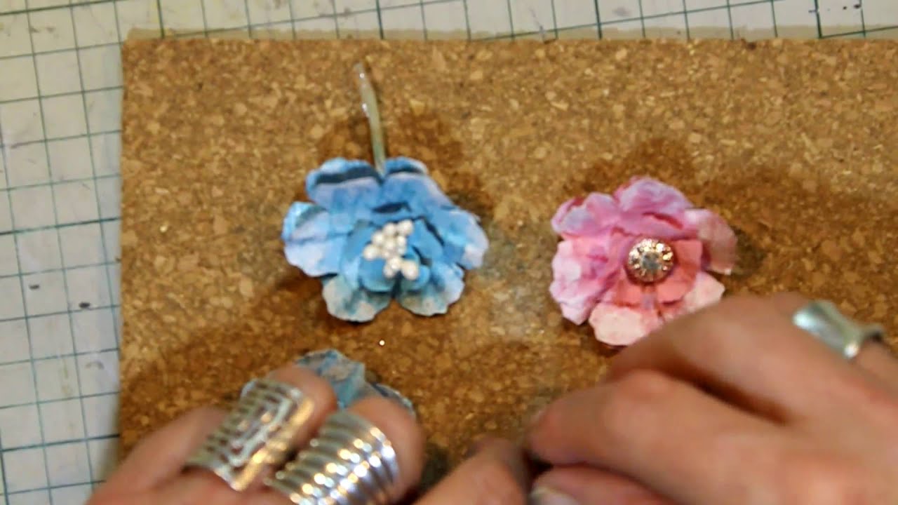 TUTORIAL FLORES SHABBY CHIC