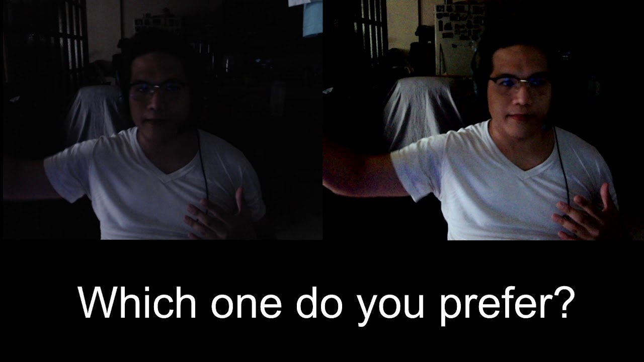 Logitech C922 Webcam VS AVermedia Live Streamer Cam 313 -  LOW LIGHT TEST