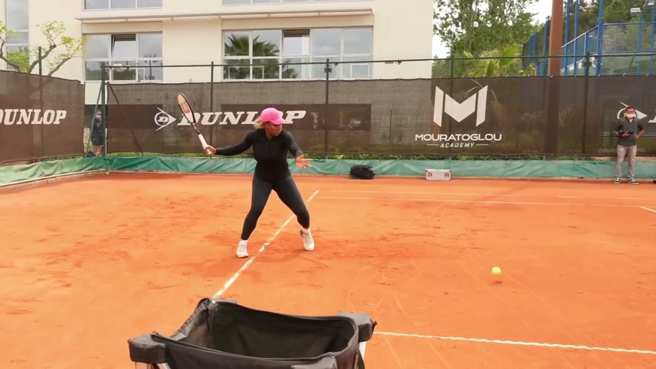 Serena Williams Forehand Slow Motion / セレナのフォア（スロー）