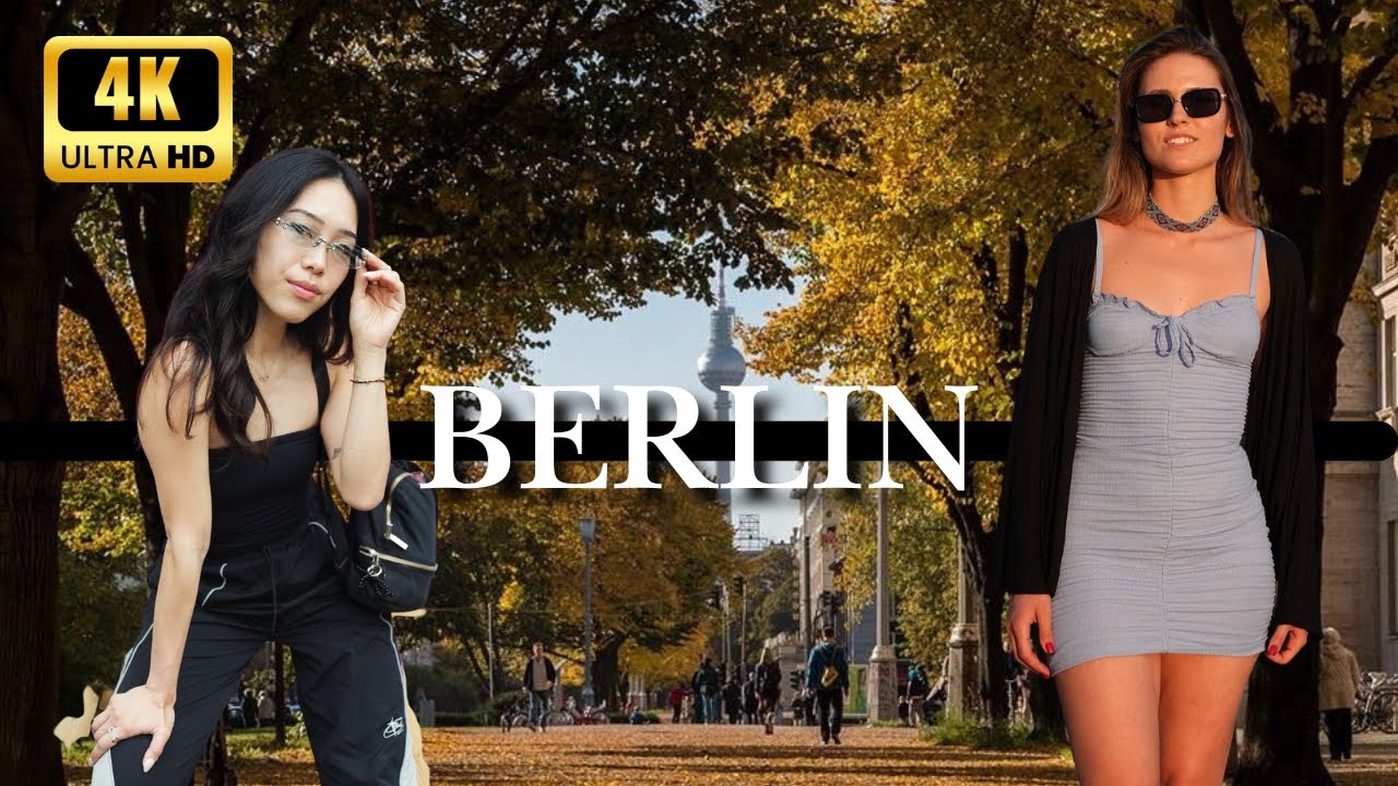 Berlin Walking Tour 2025 🇩🇪 4K | Autumn in Berlin 🍂 | Real City Sounds & Street Life