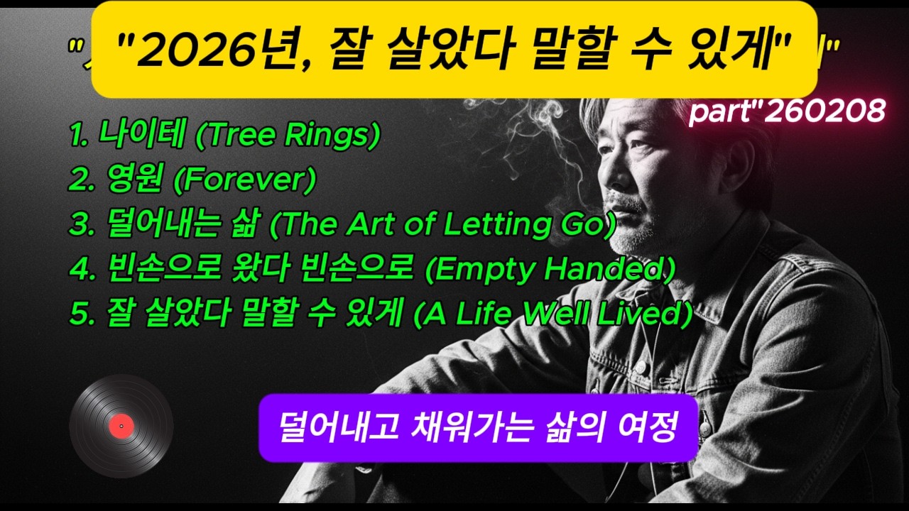 [인생 앨범] 나이 들어 깨닫는 다섯 가지 이야기 | 블루스 발라드 | 중년의 위로