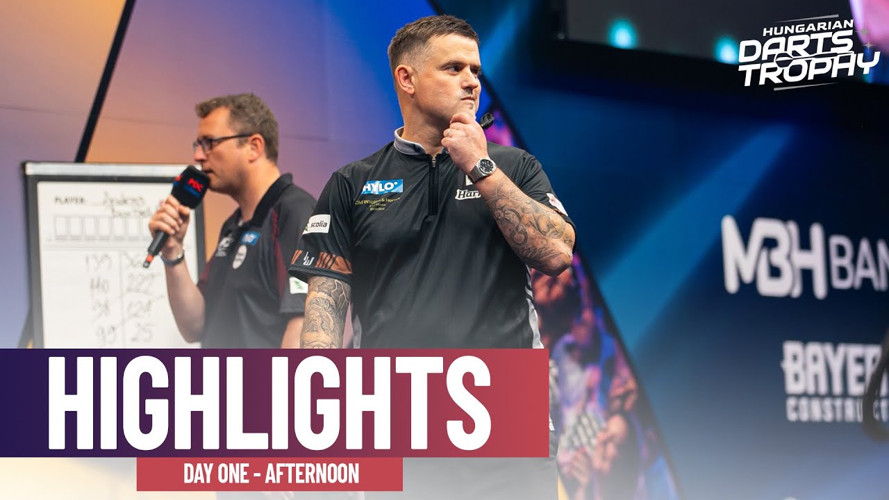 UNDERWAY IN BUDAPEST! 🇭🇺 | 2025 Hungarian Darts Trophy | Day One Afternoon Highlights