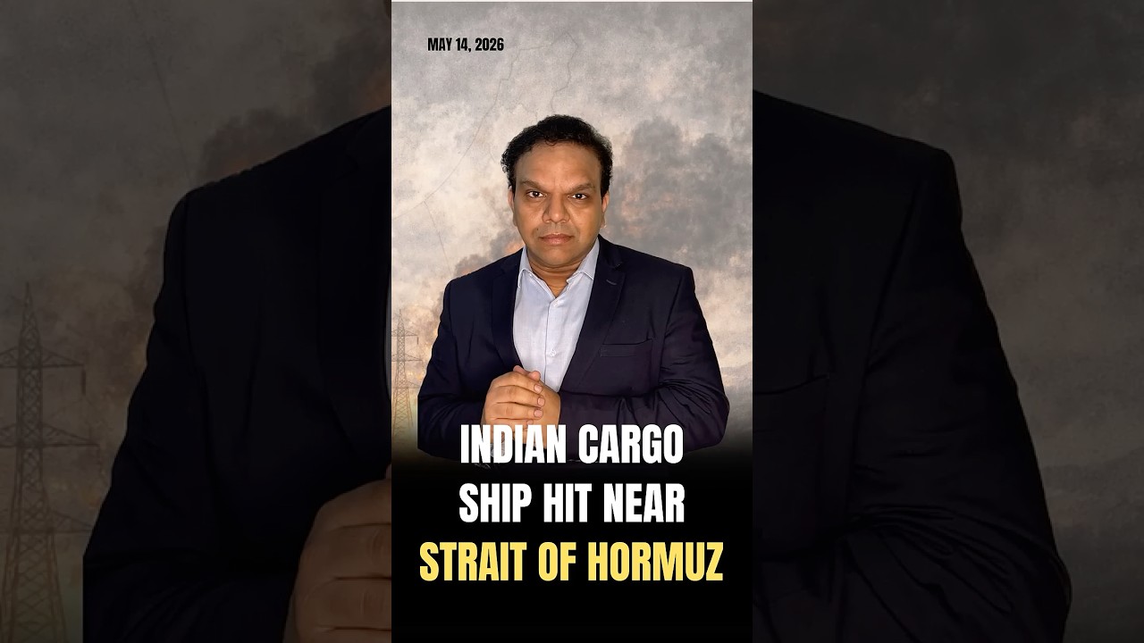 Indian Cargo Ship Hit Near Strait of Hormuz #iran #iranisraelwar #iranwar #trump #missiles #hormuz