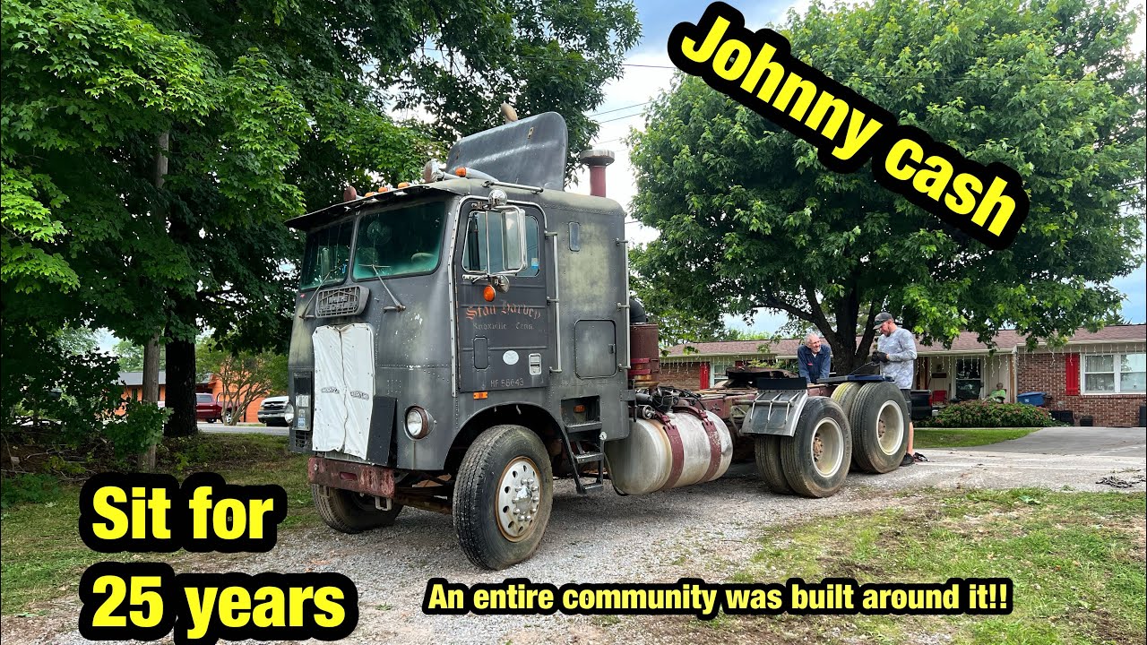 JOHNNY CASH THE LEGENDARY CABOVER MOVES FOR THE FIRST TIME IN 25 YEARS