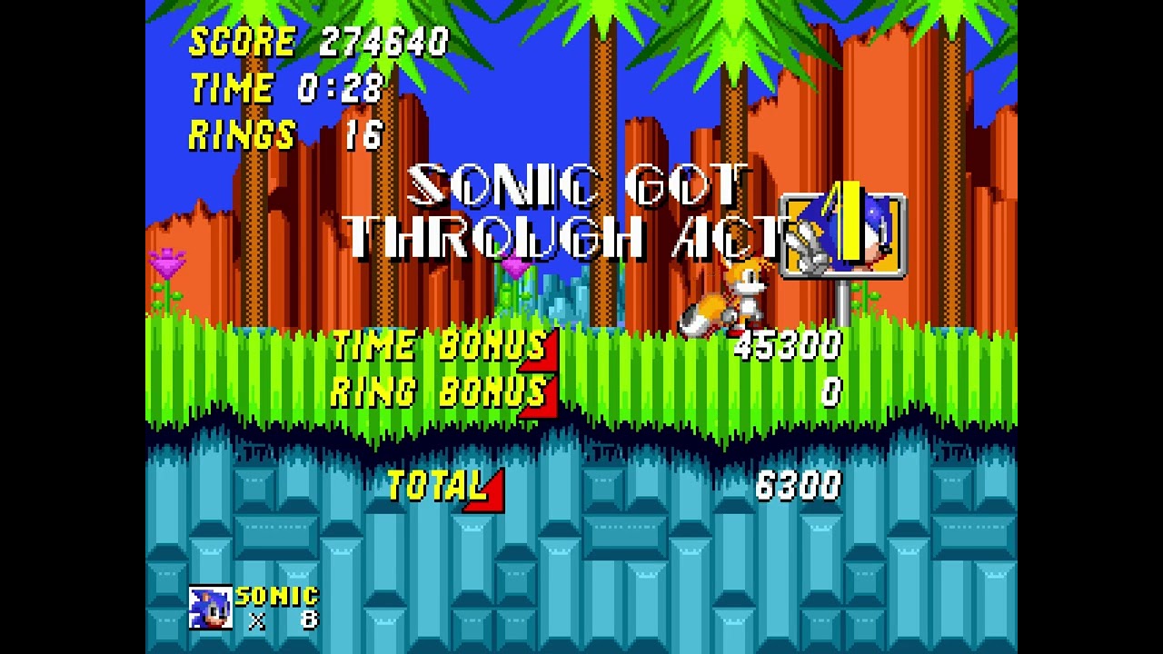 [TAS] [Obsoleted] Genesis Sonic the Hedgehog 2 by nitsuja in 19:55.43