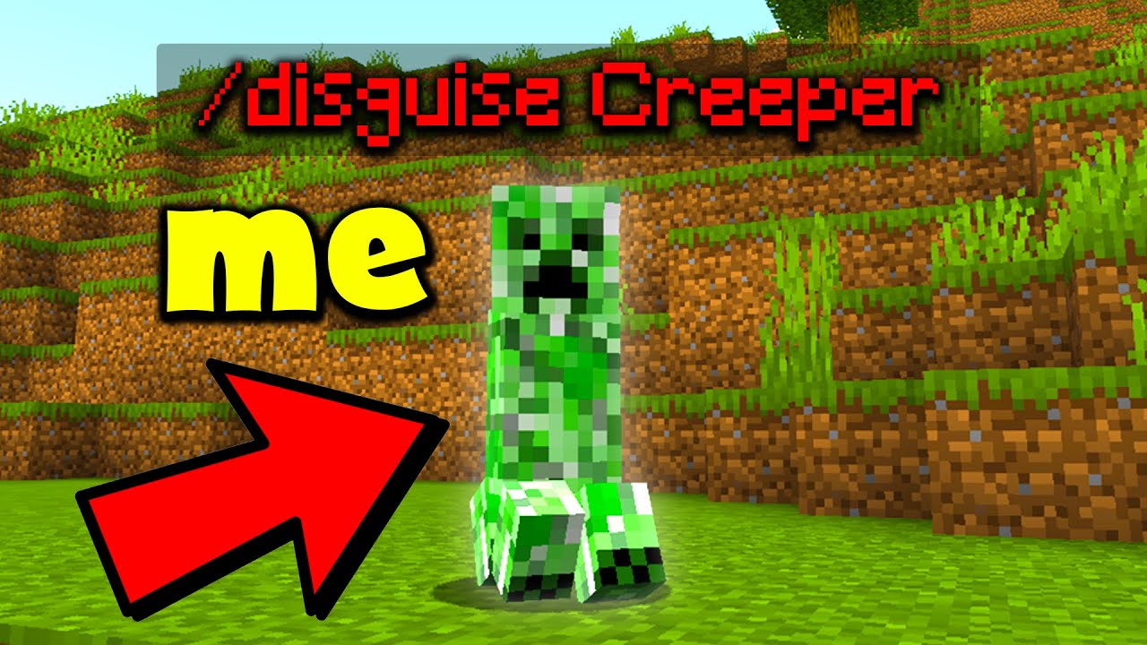 Trolling my new minecraft server with a disguise plugin